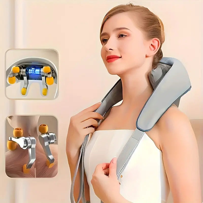 Masseur cervical rechargeable — Gris