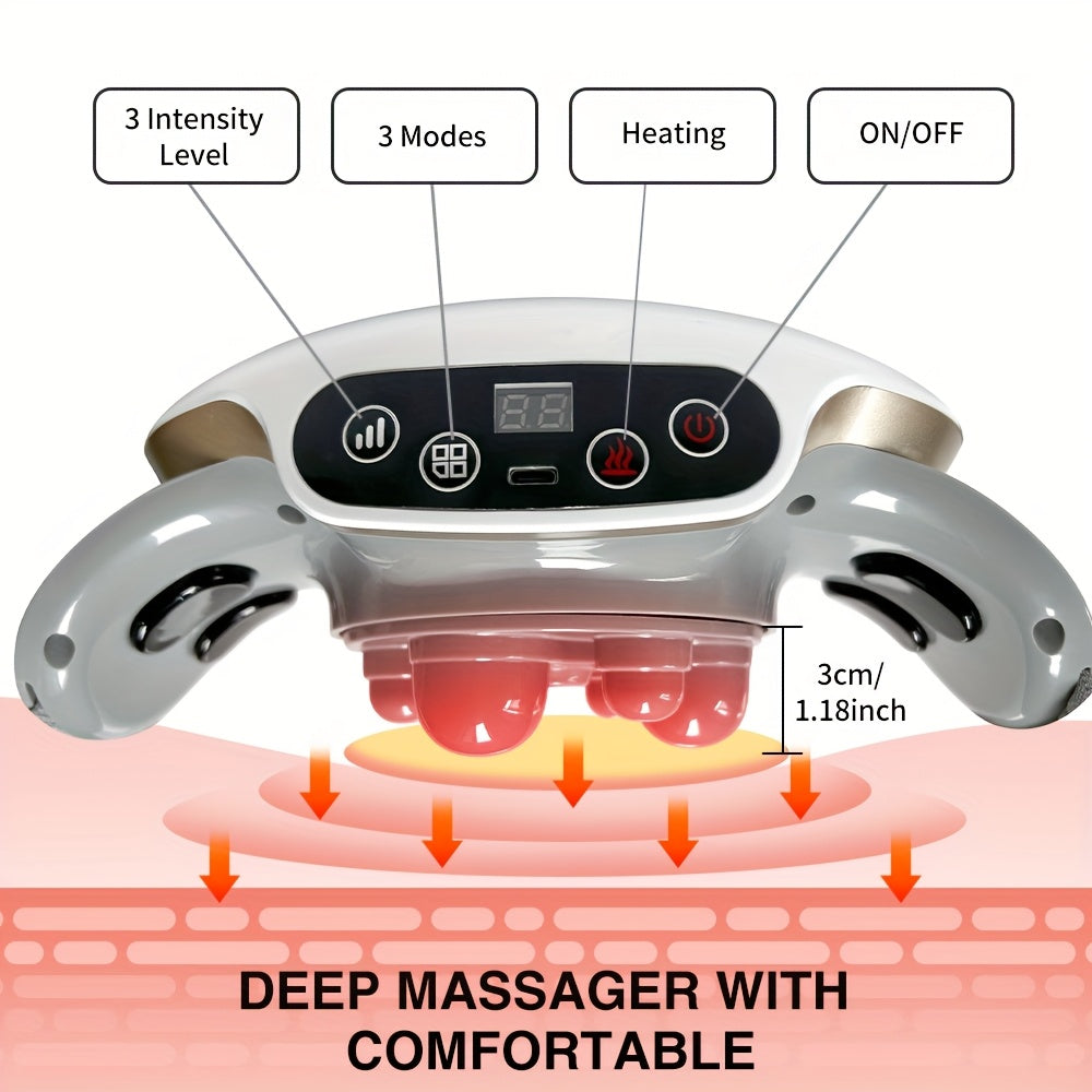 Masseur abdominal rechargeable — 3 modes